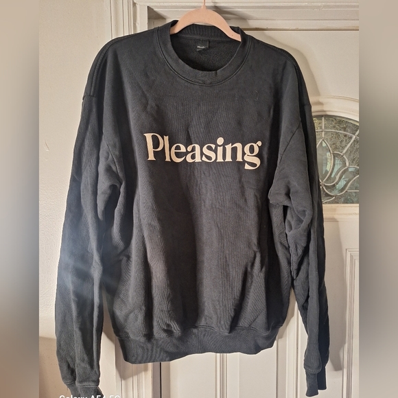 Pleasing by Harry Styles Black Crewneck Sweatshirt Size Large - Picture 1 of 6